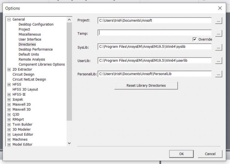 Setting the Temporary/Scratch Directory for ANSYS Simulations (CMC ...